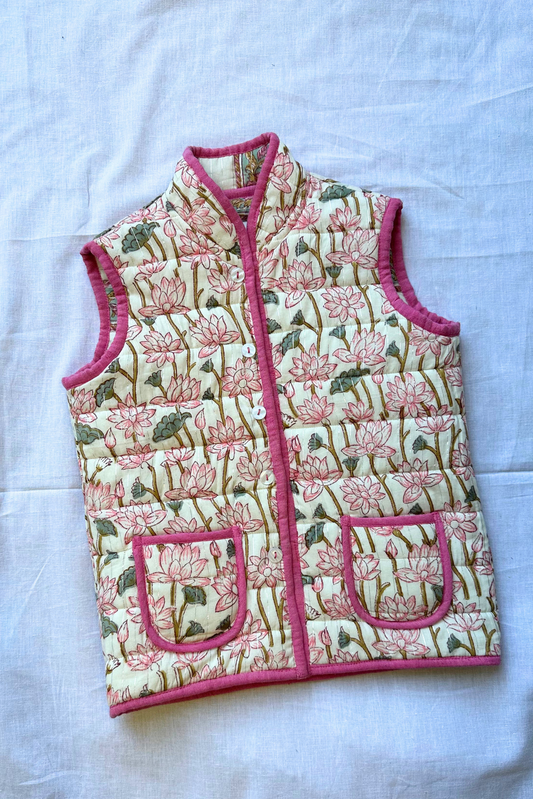 Pink Lotus Reversible Jacket