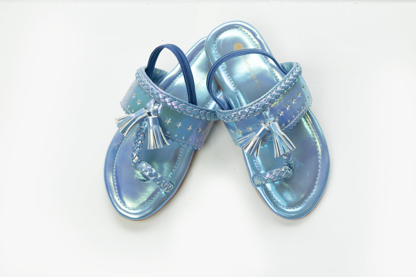 Blue Delight Kolhapuri Sandal