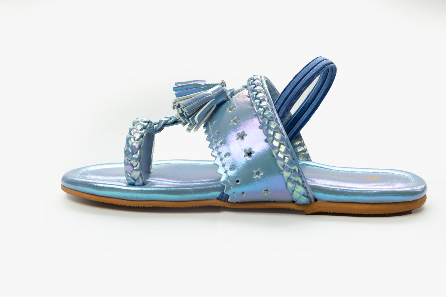 Blue Delight Kolhapuri Sandal