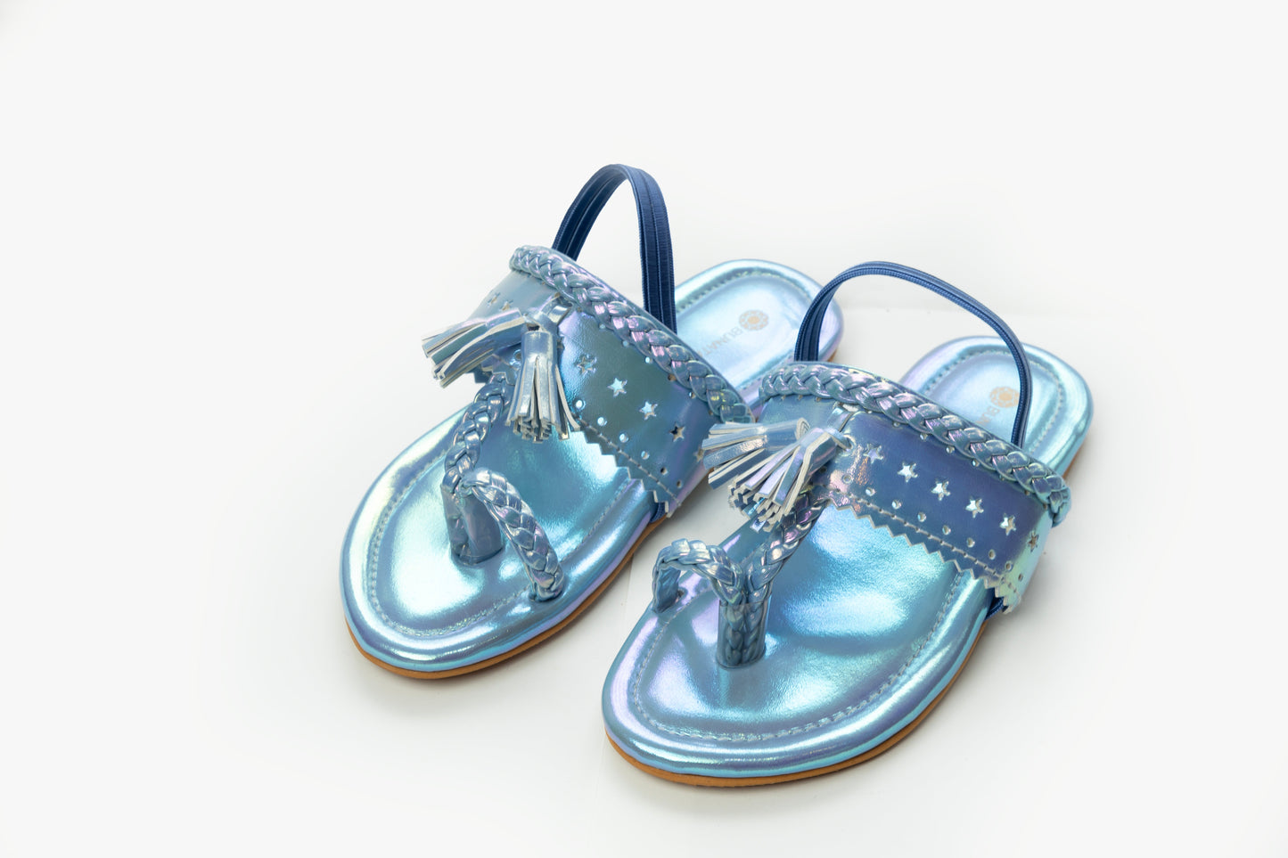 Blue Delight Kolhapuri Sandal