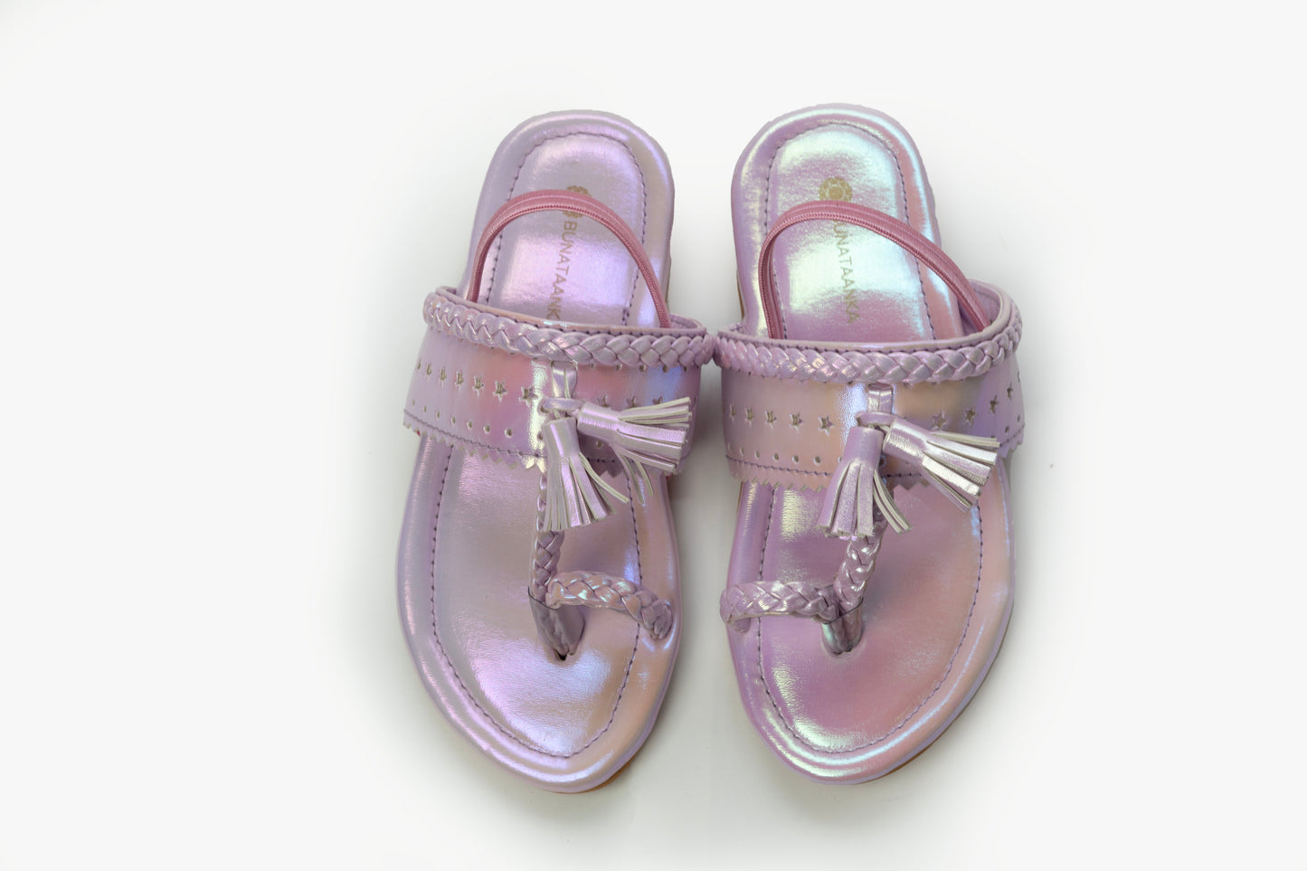 Pink Delight Kolhapuri Sandal