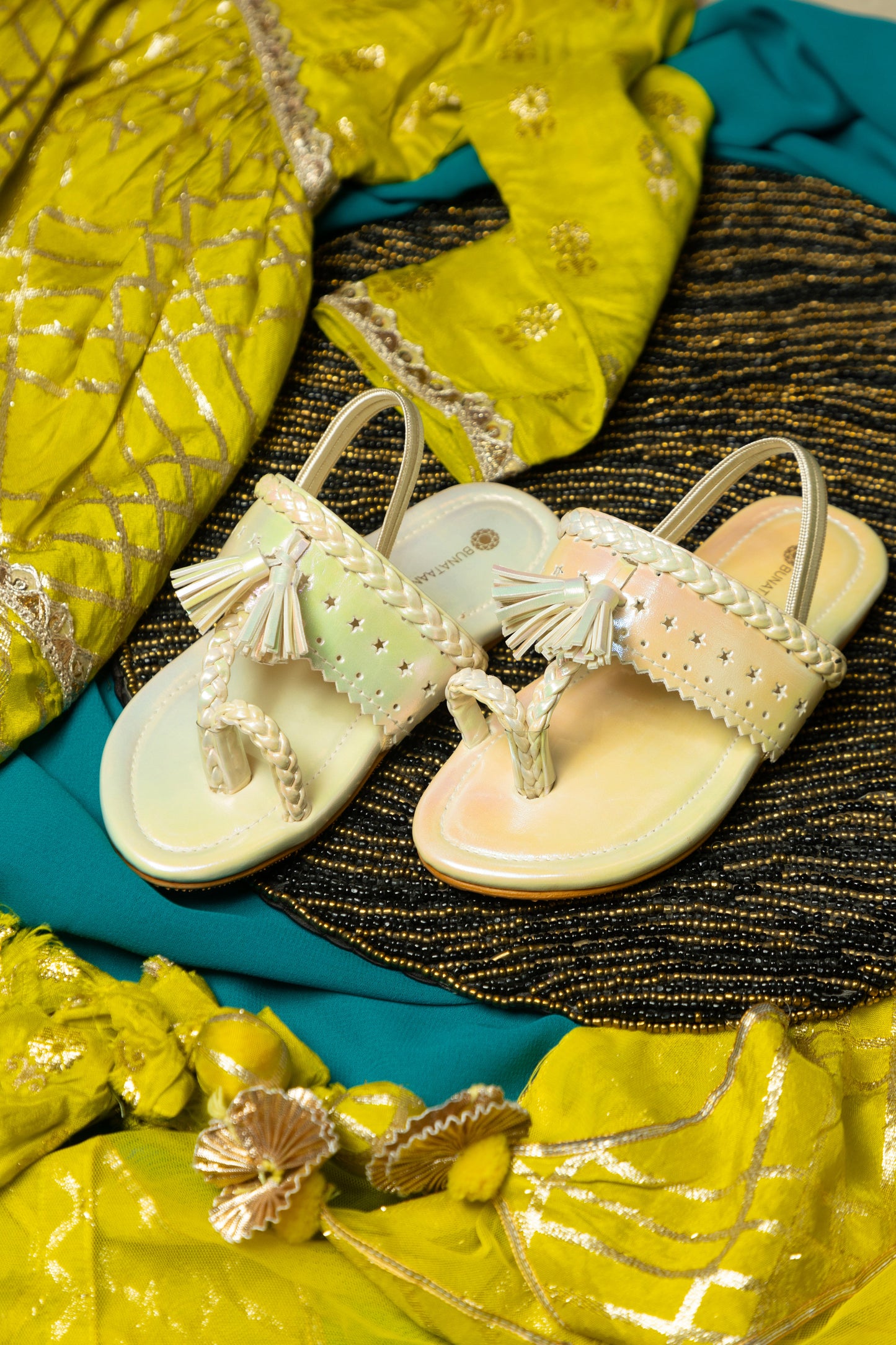 Cream Delight Kolhapuri Sandal