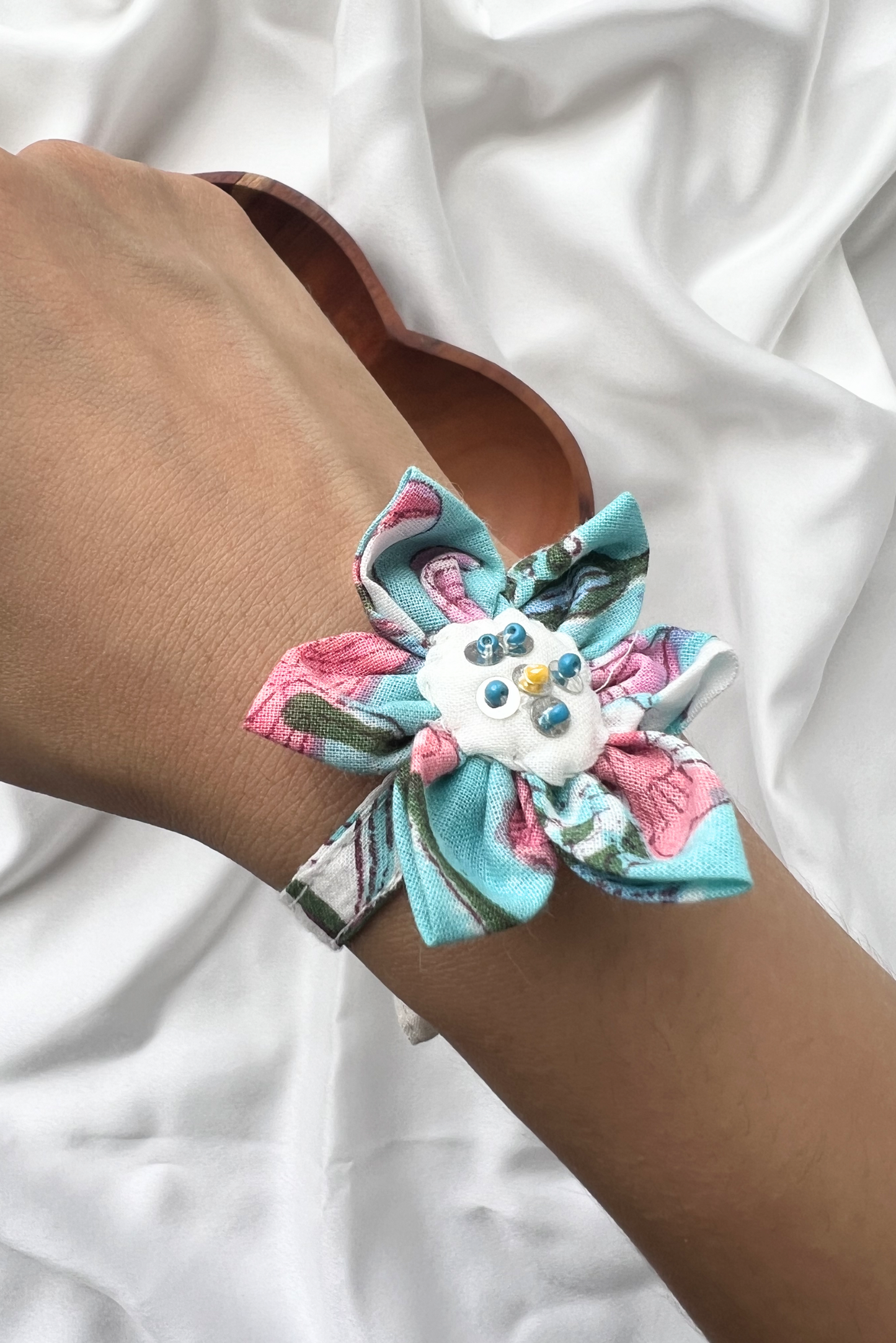 Sky Blue Rakhi Set