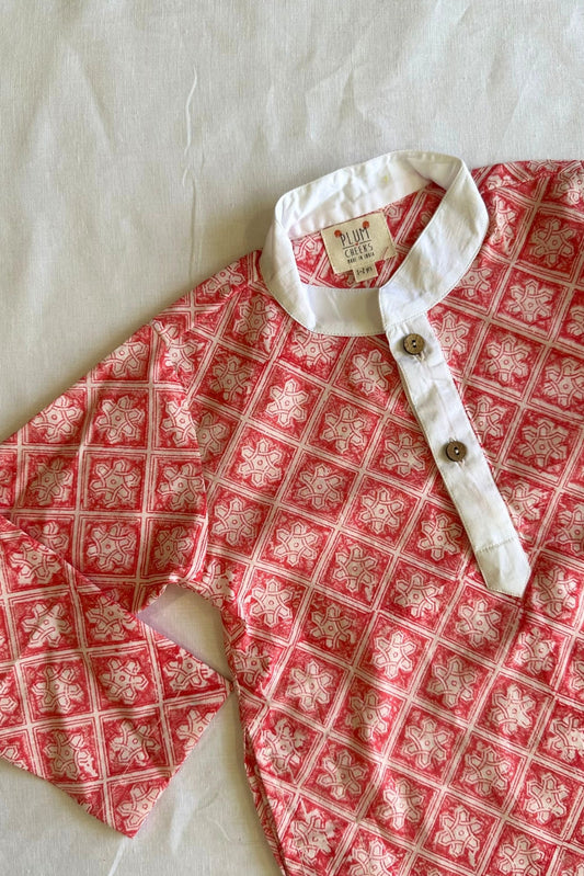 Red Kurta