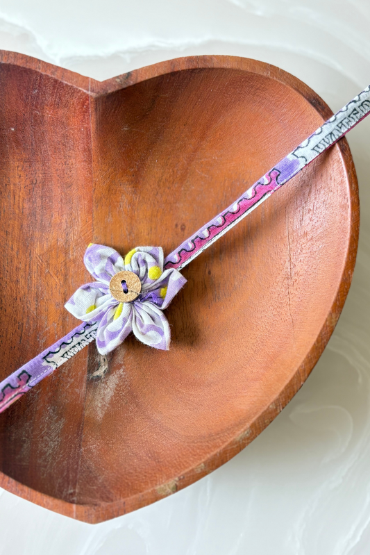 Lilac Rakhi - Upcycled
