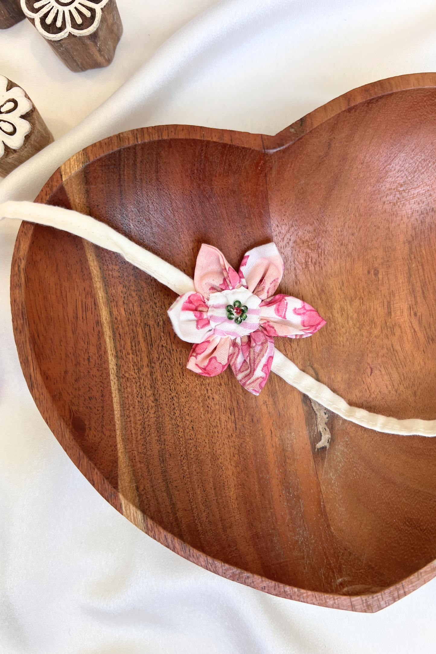 Pretty Pink Upcycled Rakhi