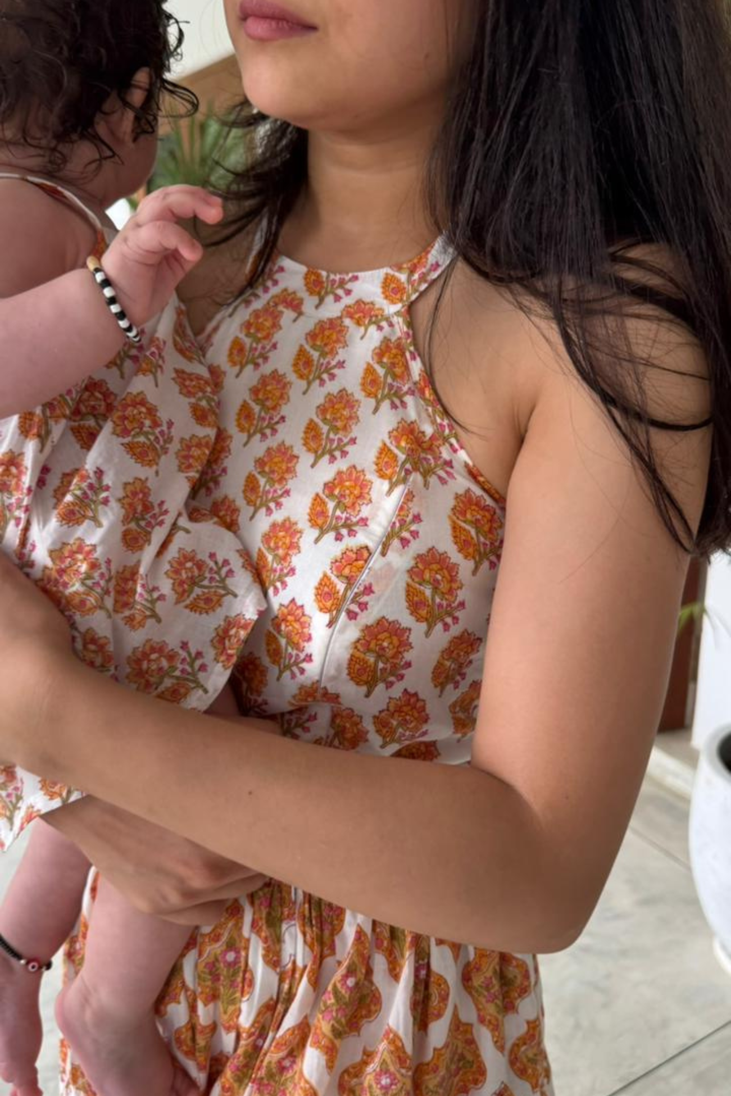 Chandan Halter Neck Dress