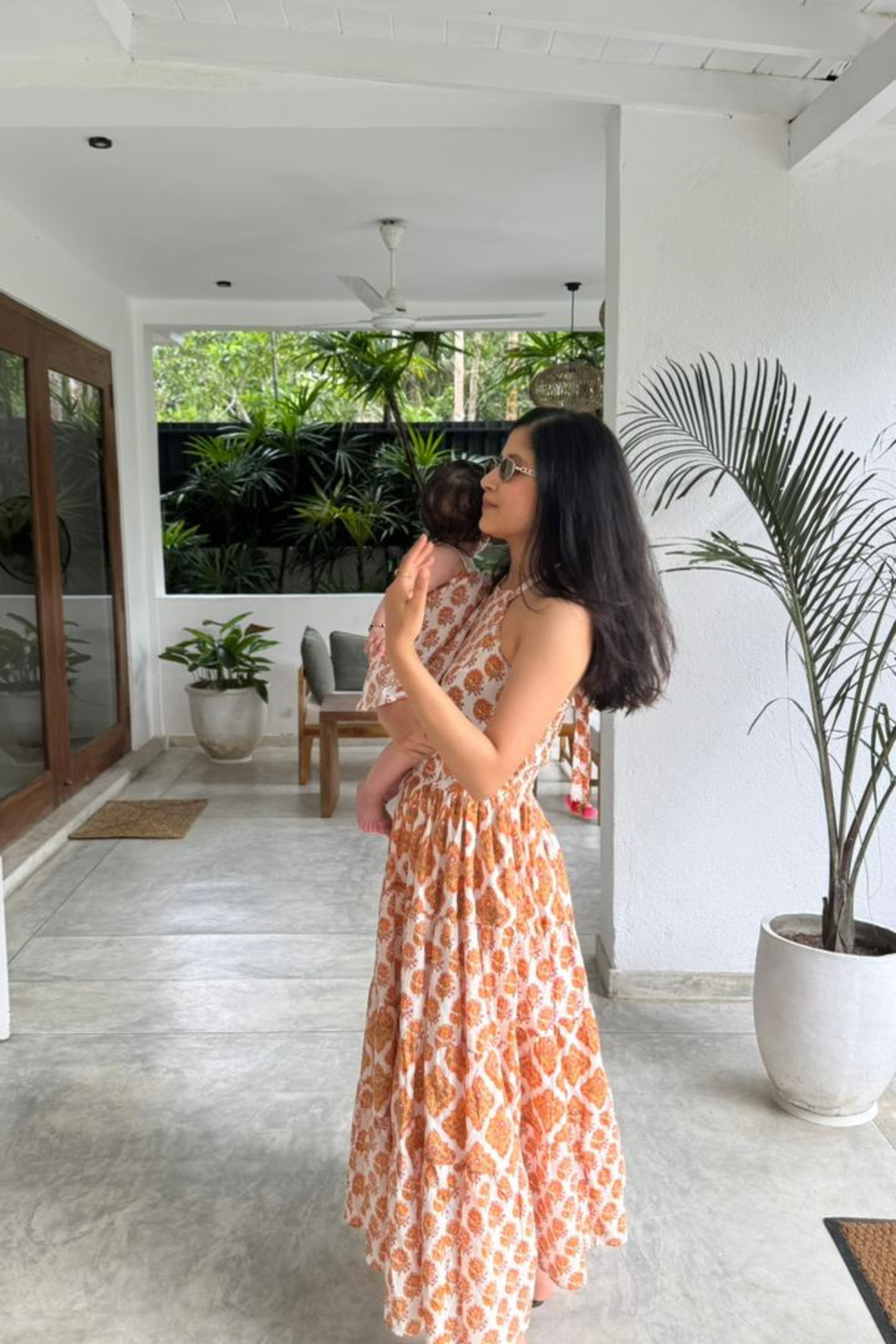 Chandan Halter Neck Dress