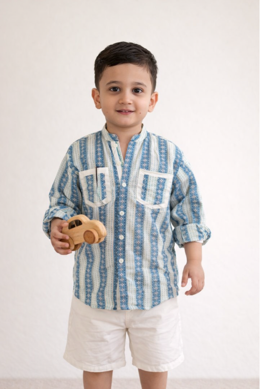 Indigo Shirt - Kids