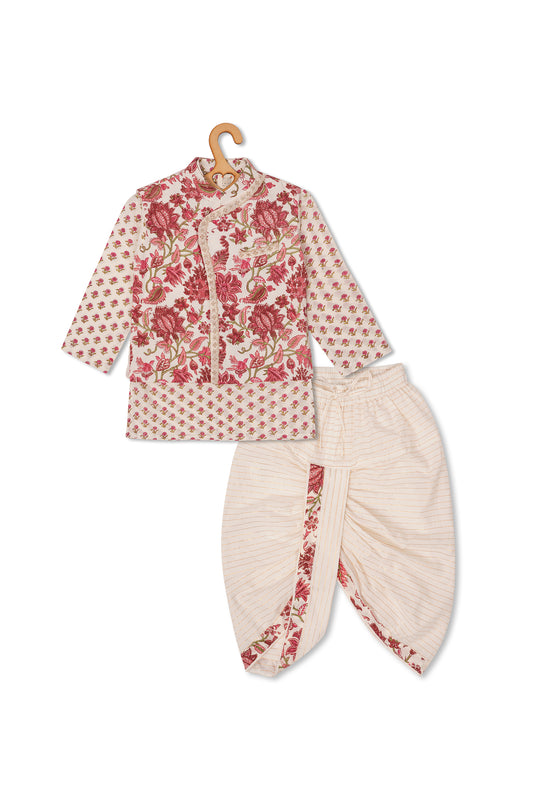 Gul Kurta Dhoti Set