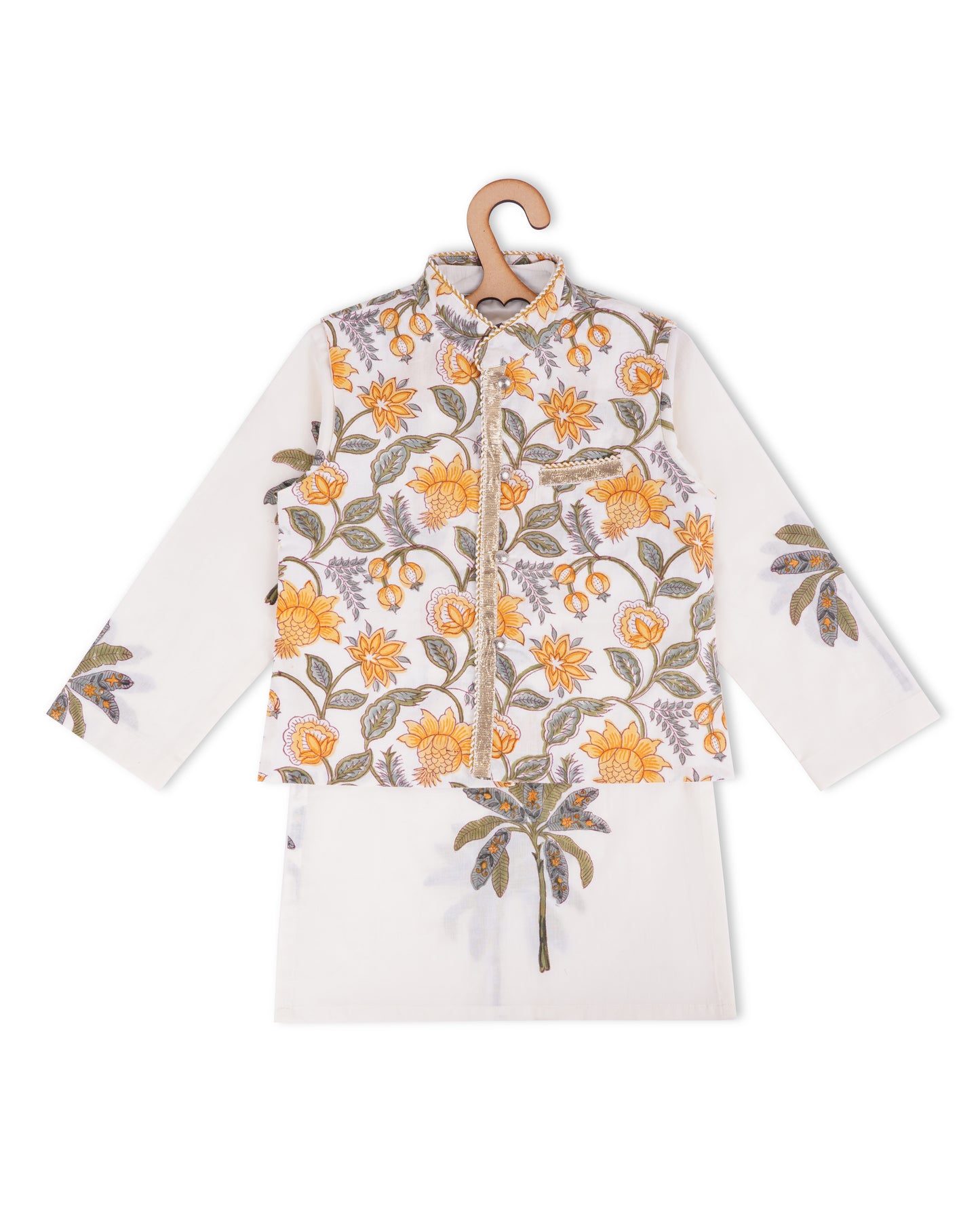 Palm Kurta Dhoti