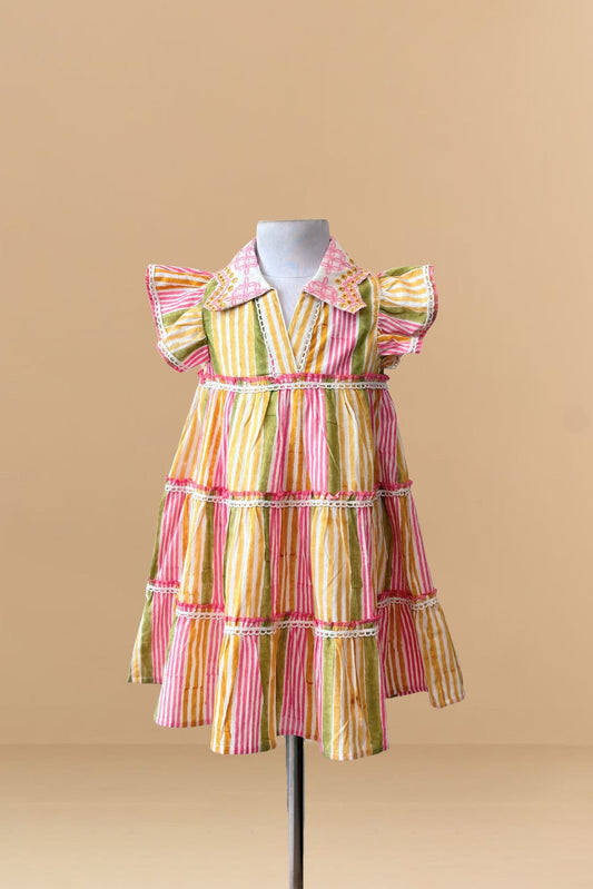 Girls festive ethnic dress