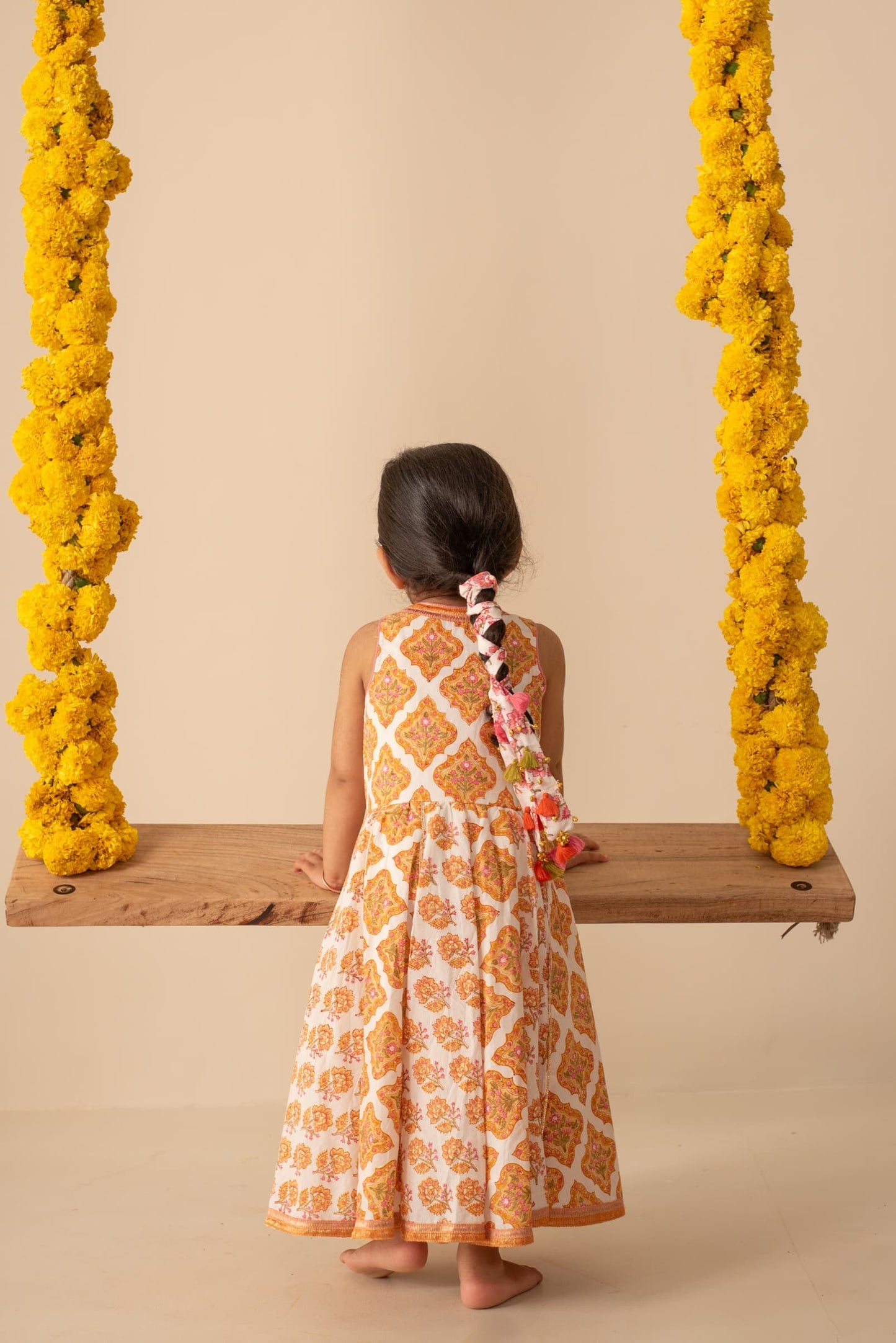 Kids traditional jacket dress close-up