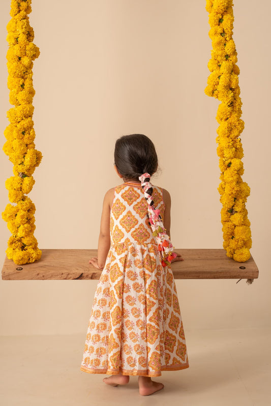 Kids traditional jacket dress close-up