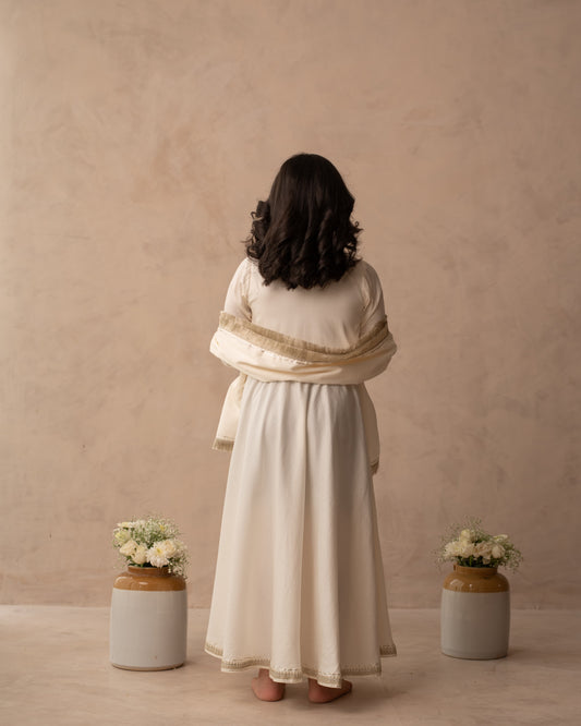 Girls ethnic anarkali set by PlumCheeks