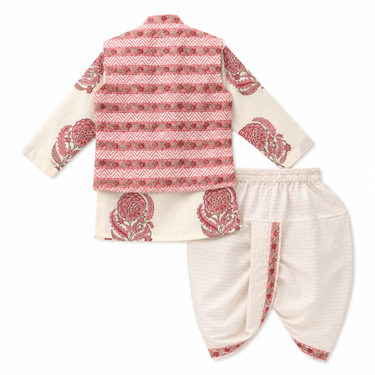 Gul Kurta Dhoti Set
