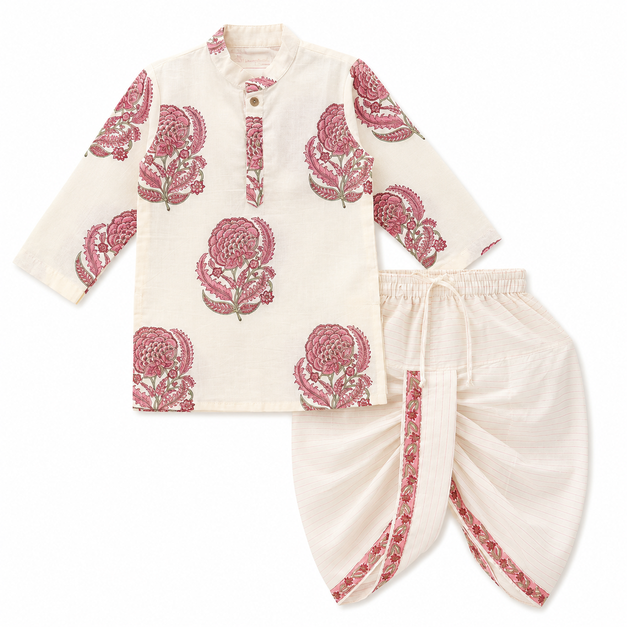 Gul Kurta Dhoti Set
