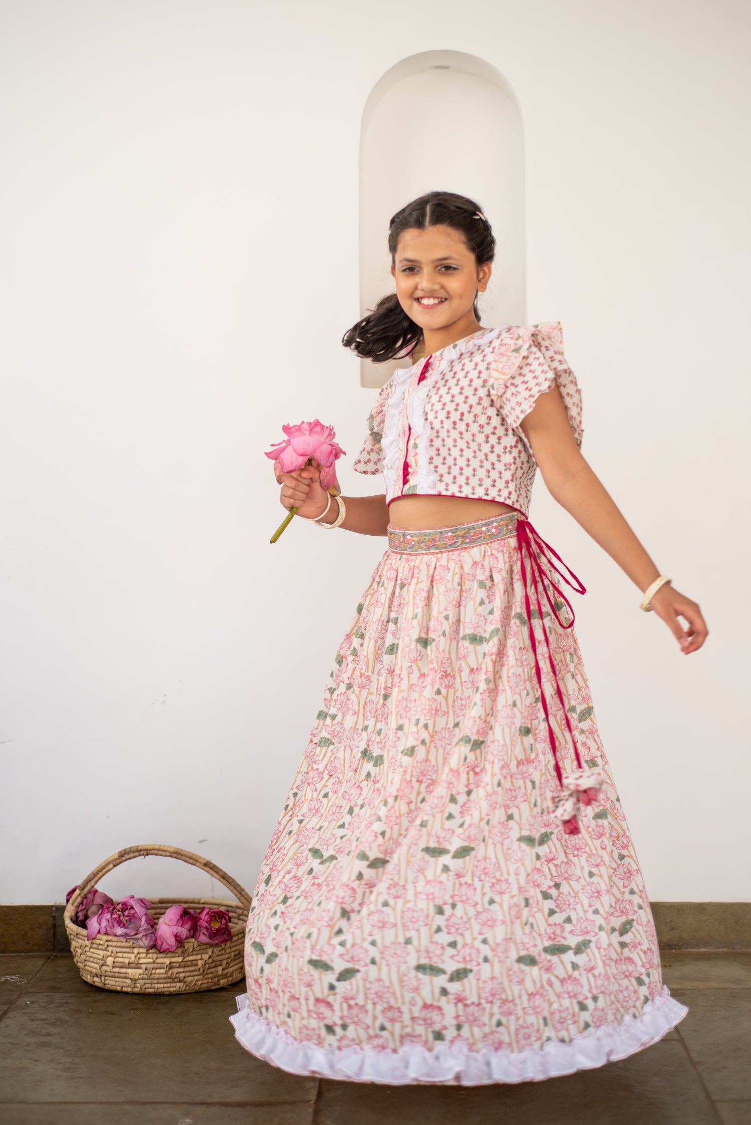 Indian Kids Dress, Lehenga Choli, Girl Lehenga for Baby Girl, Frill-work  Blouse on Soft Net With Soft Silk Base Lehenga Skirt, Ethnic Dress - Etsy