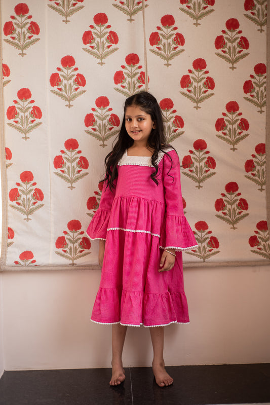 Pink Tulip Dress