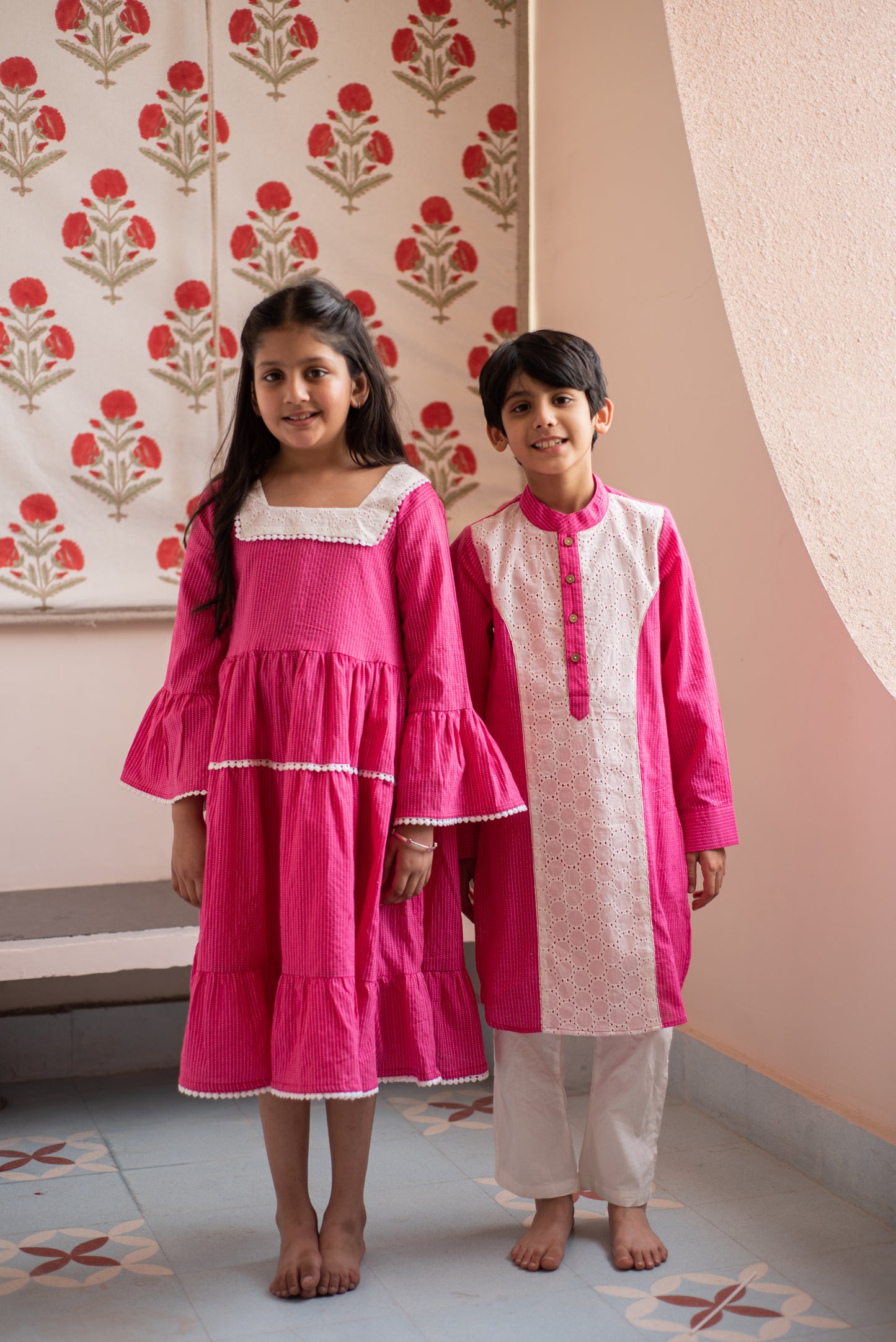 Pink Kurta Set