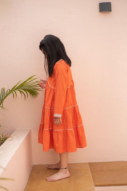 Narangi Tier Dress