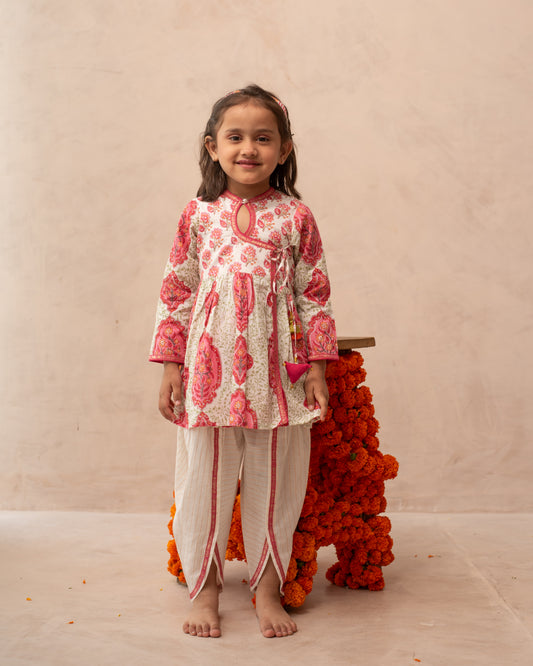 Jharokha Angrakha-Dhoti Set
