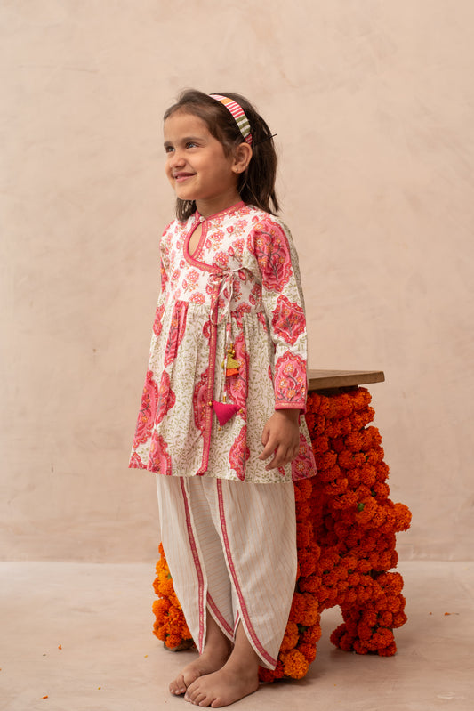 Jharokha Angrakha-Dhoti Set