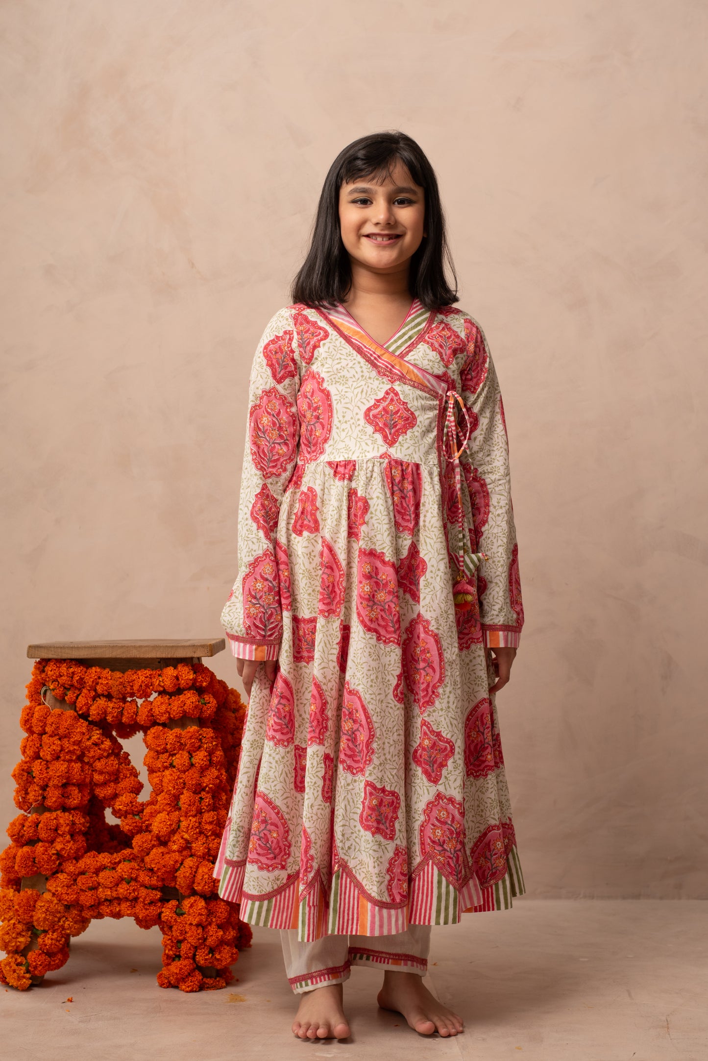 Jharokha Anarkali Angrakha Set