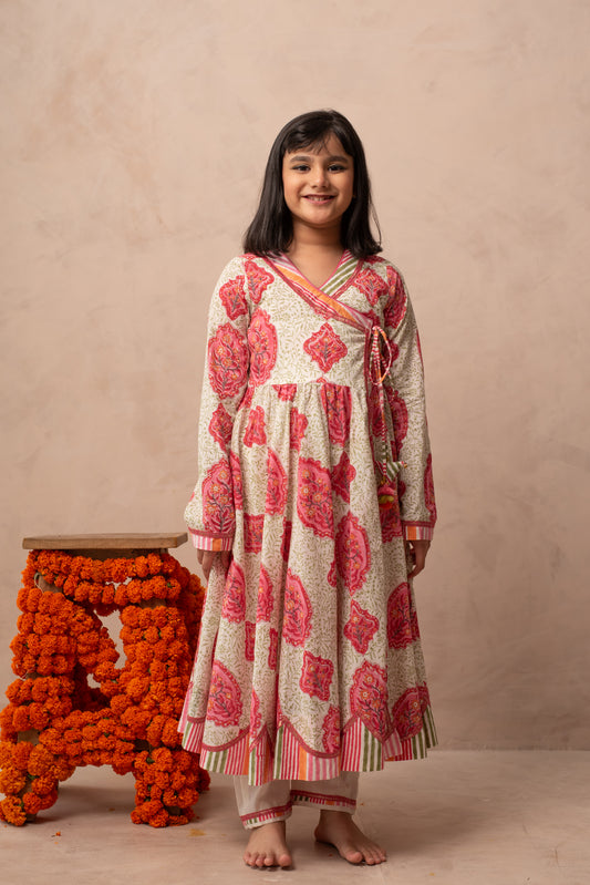 Jharokha Anarkali Angrakha Set