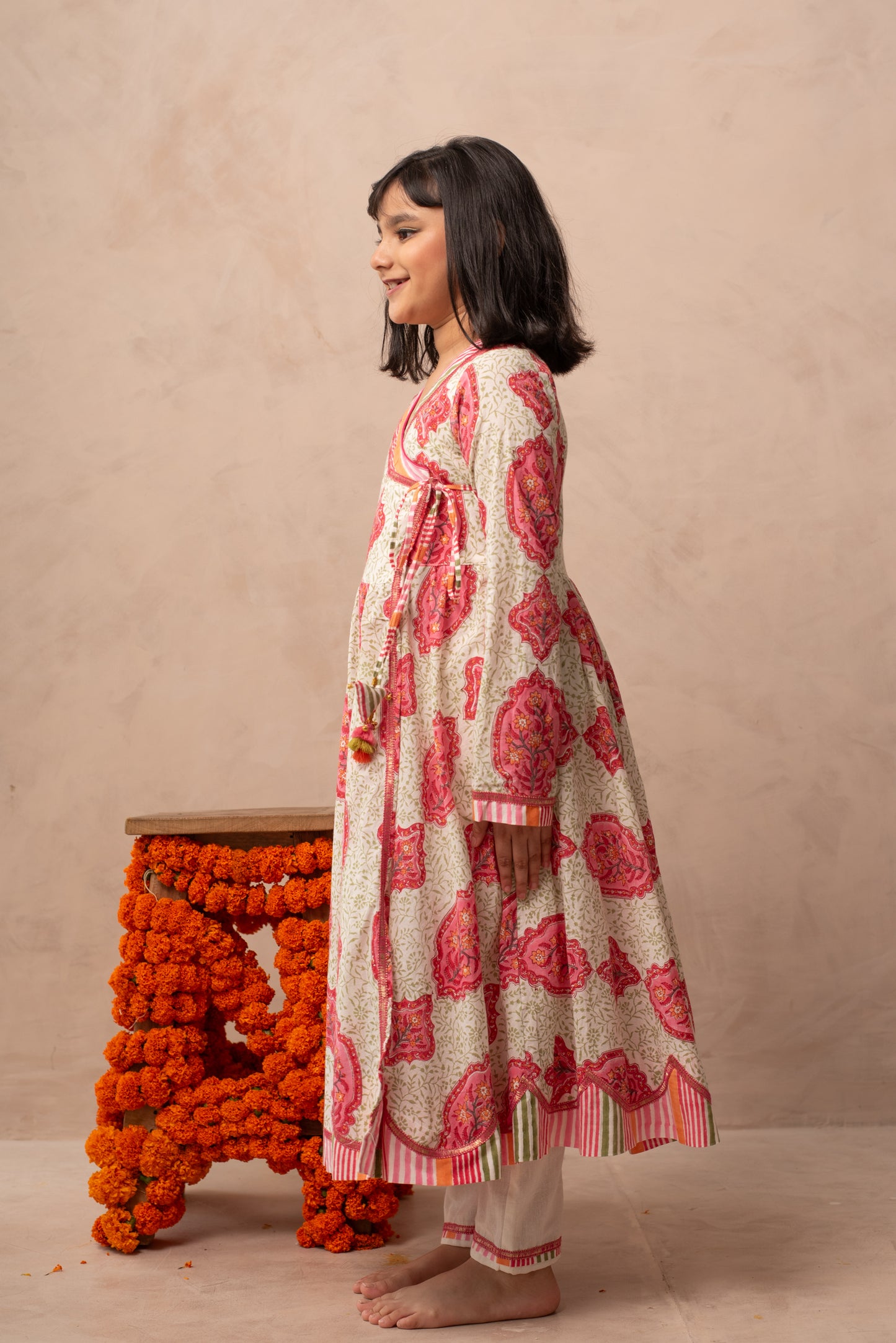 Jharokha Anarkali Angrakha Set