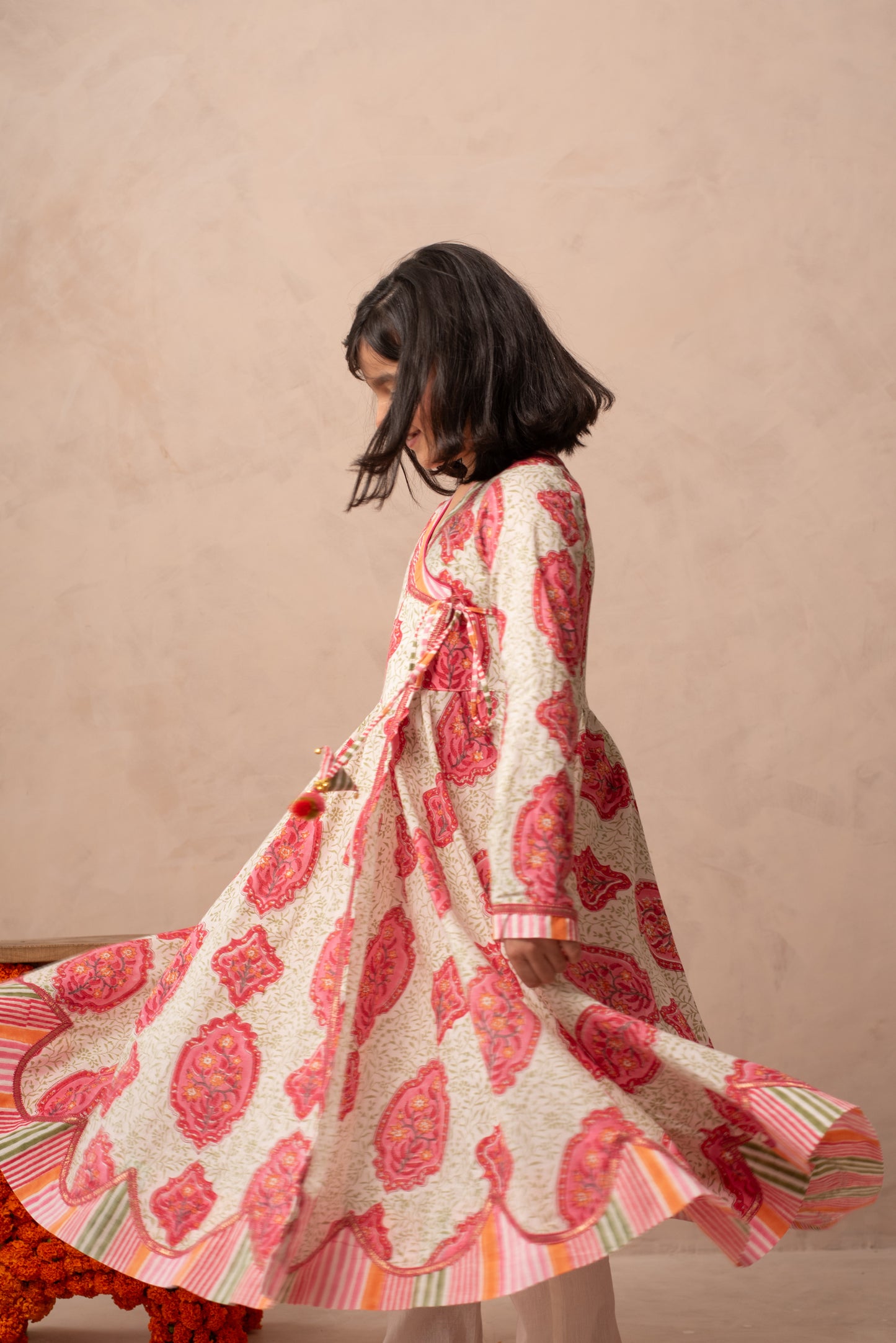 Jharokha Anarkali Angrakha Set