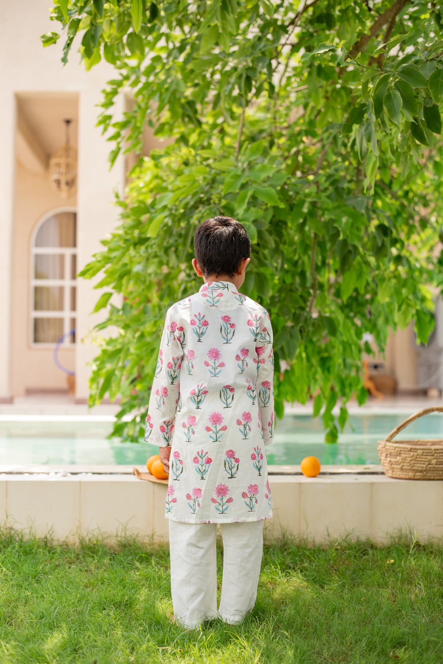 Kids ethnic kurta set PlumCheeks