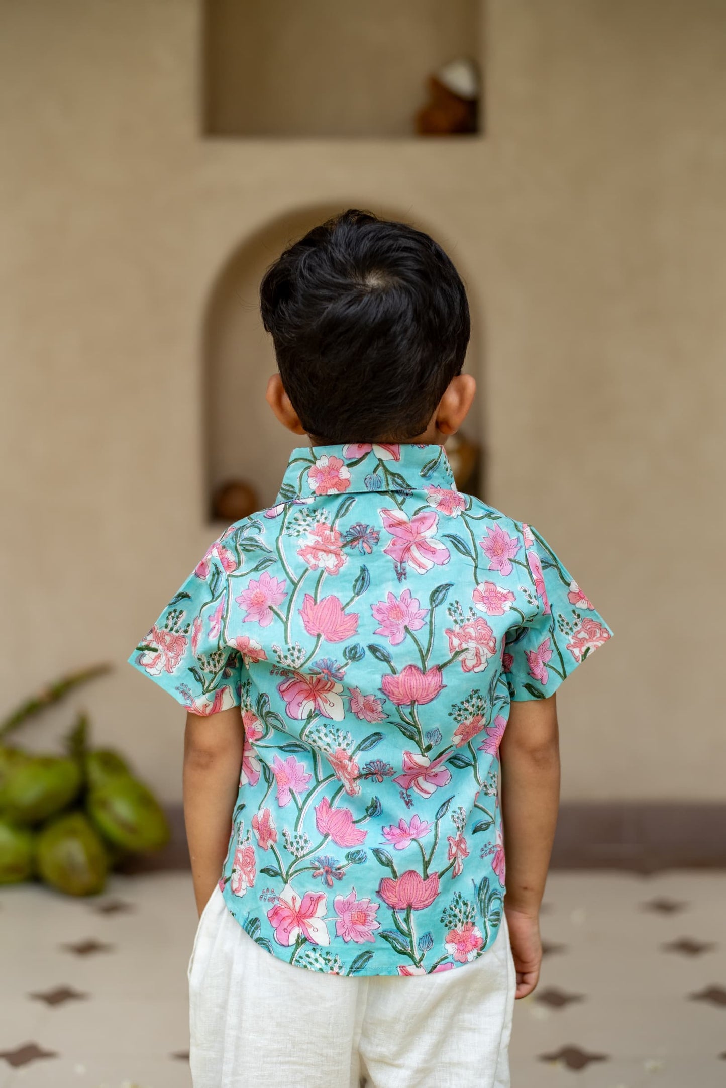 plumcheeks Firozi shirt lifestyle photo