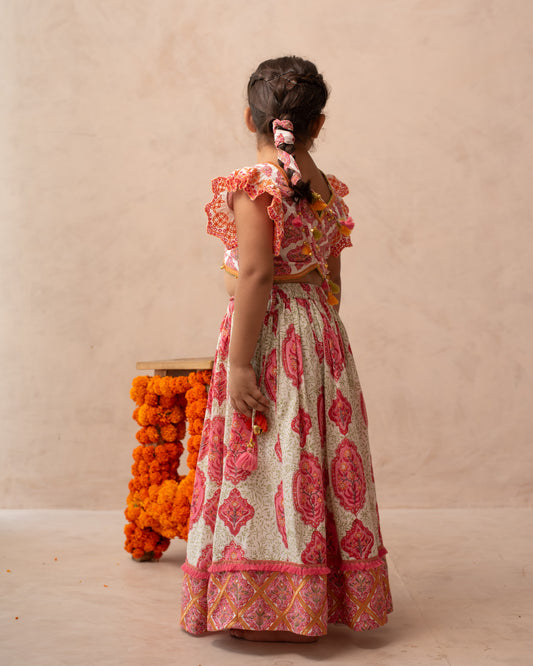 Kids wedding lehenga set by PlumCheeks