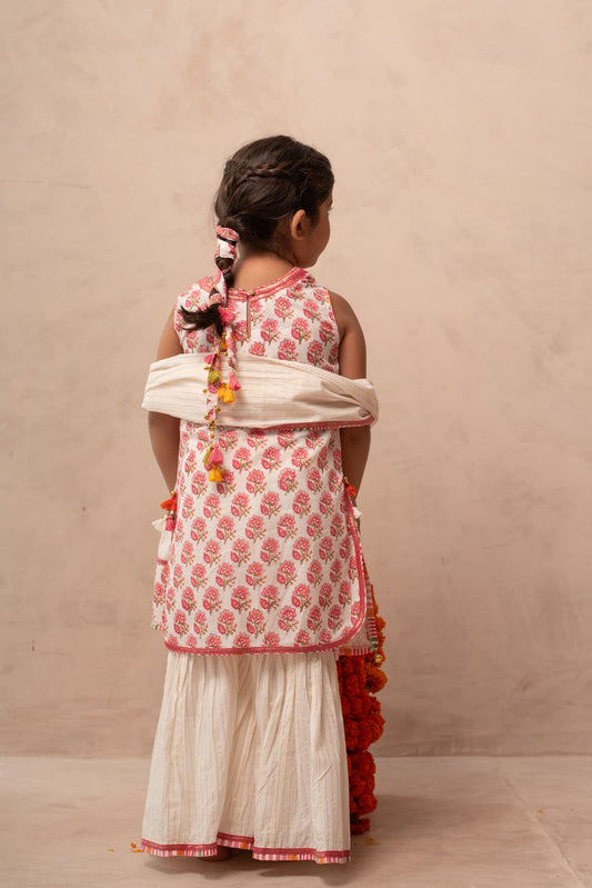 Kids wedding sharara set by PlumCheeks