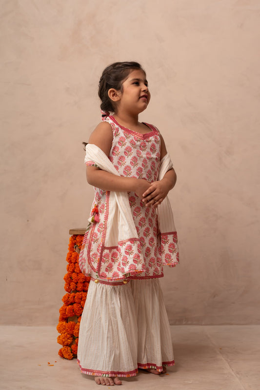 Girls festive ethnic sharara set