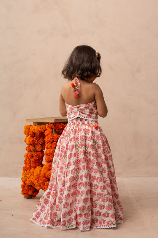 Kids wedding lehenga by PlumCheeks