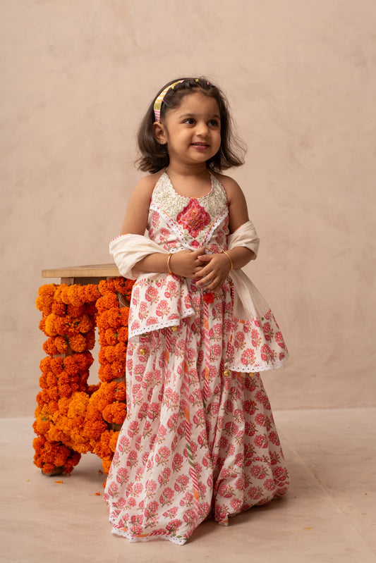 Girls festive ethnic hawa hawai lehenga