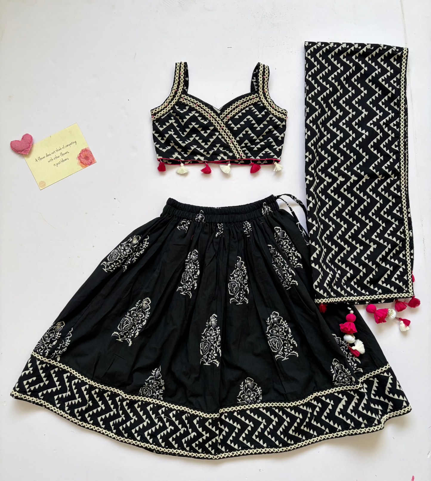 Syahi Bloom Lehenga Set