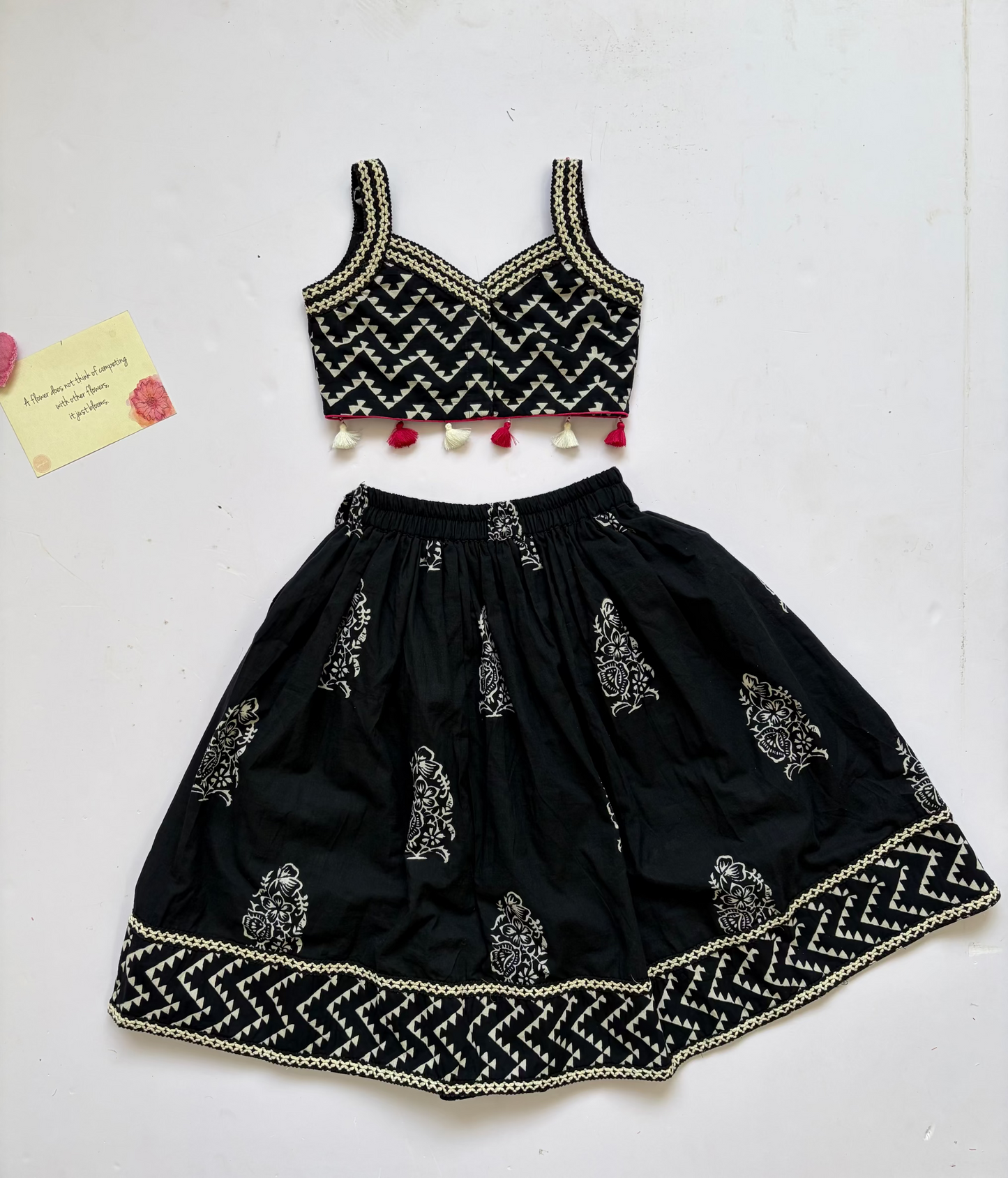 Syahi Bloom Lehenga Set