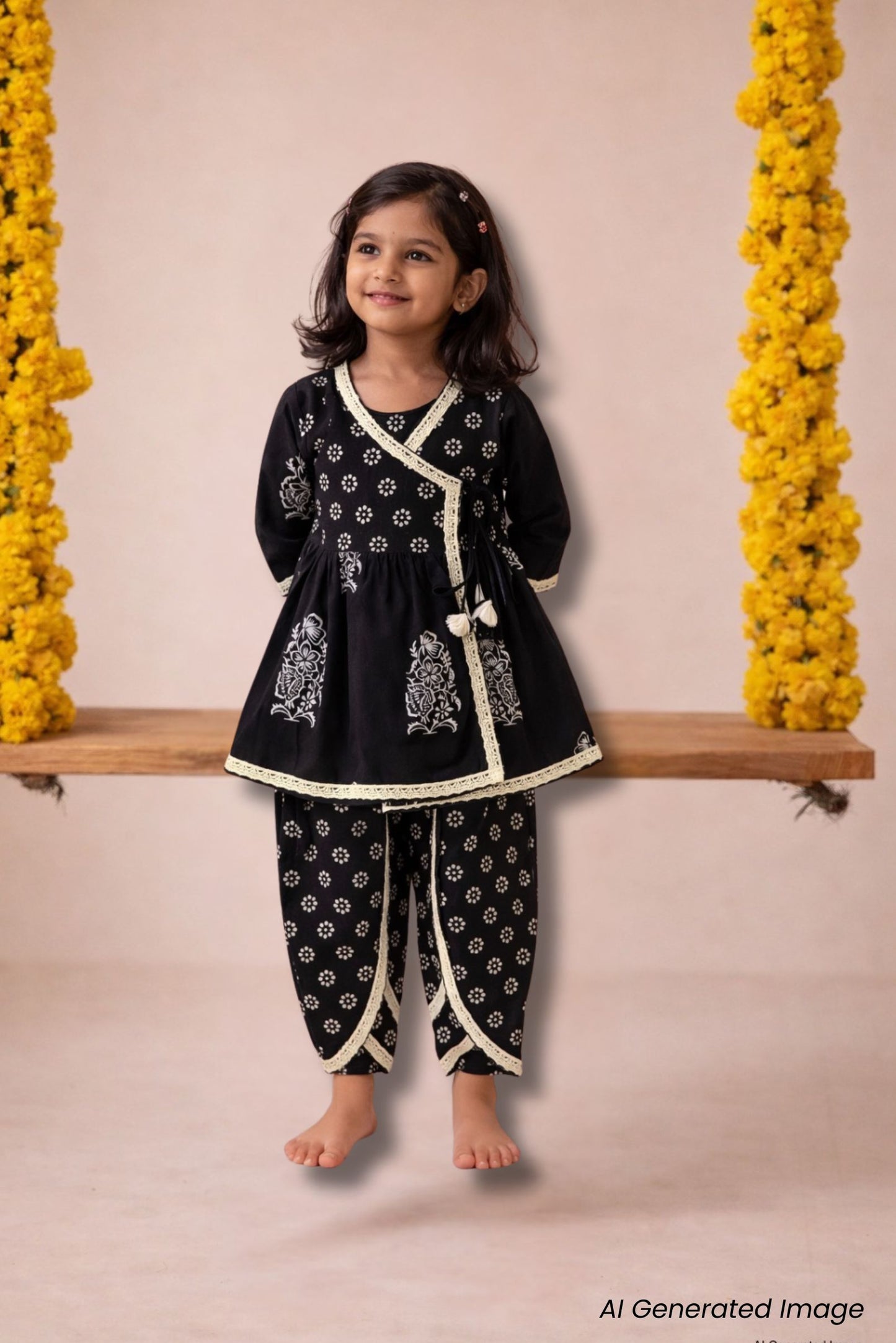 Noori Angrakha Dhoti Set