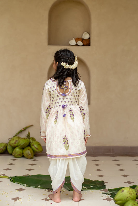 Kids ethnic angrakha set PlumCheeks