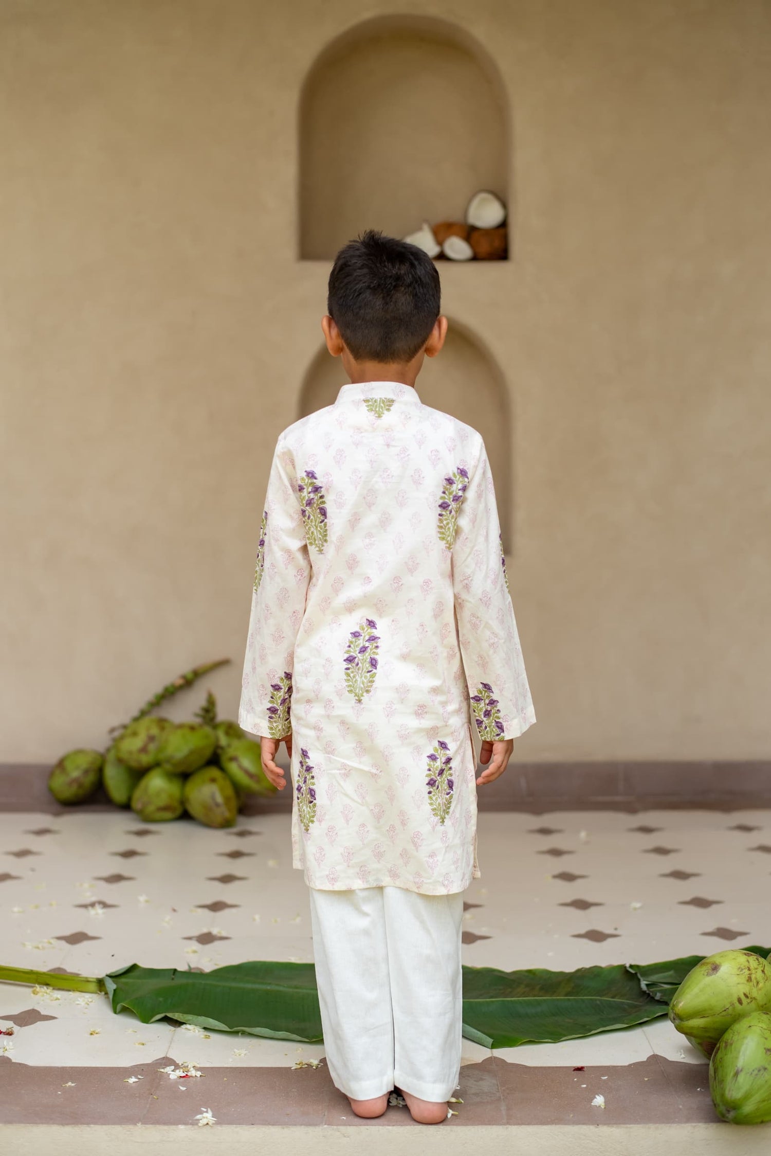 Kids traditional kurta set PlumCheeks