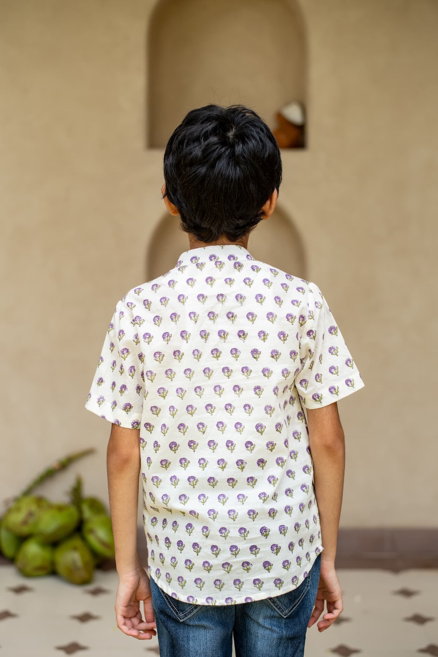 Buti print shirt for children PlumCheeks