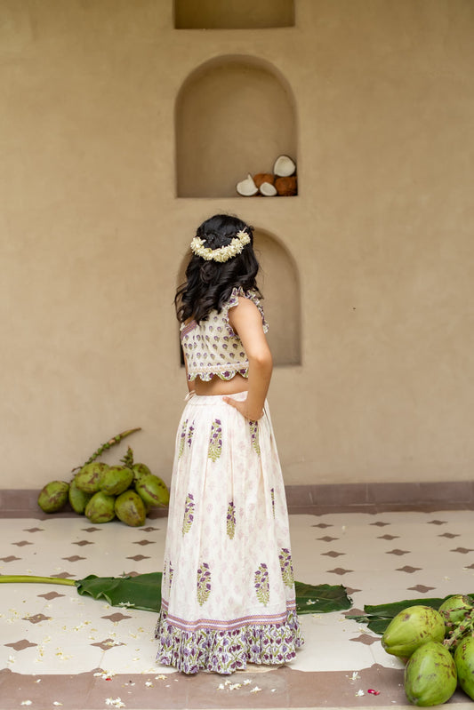 Kids traditional skirt set PlumCheeks