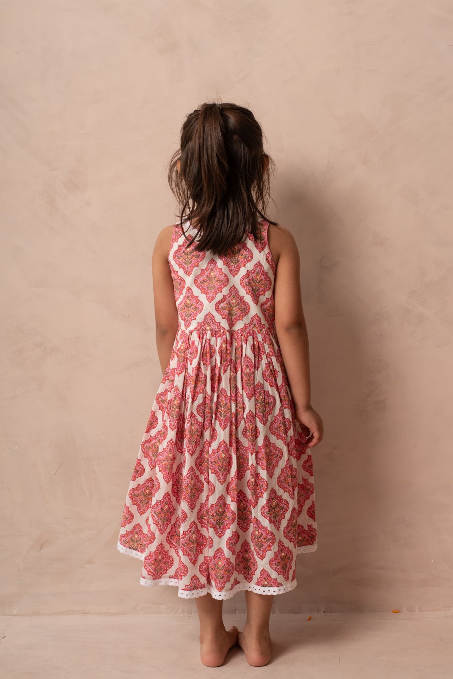 Girls festive ethnic jacket dress