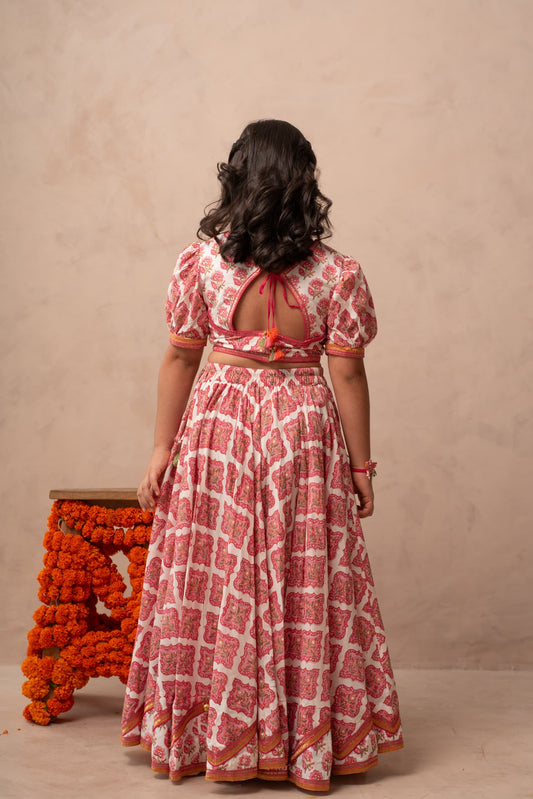 Kids wedding lehenga set by PlumCheeks