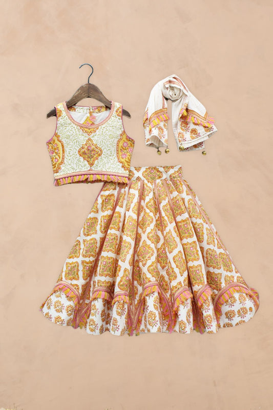 Girls festive ethnic lehenga outfit