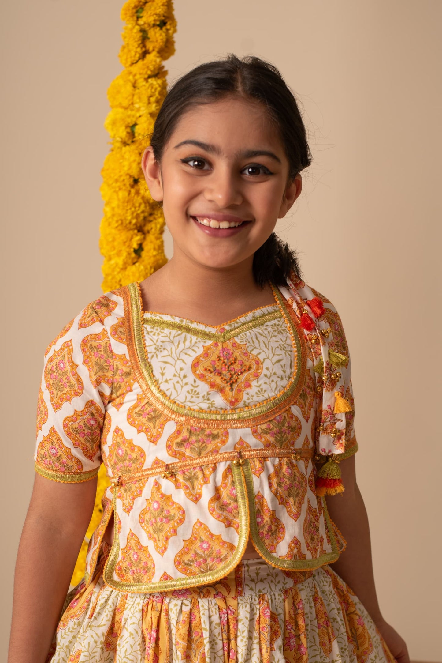 Traditional jharokha parandi hair accessory
