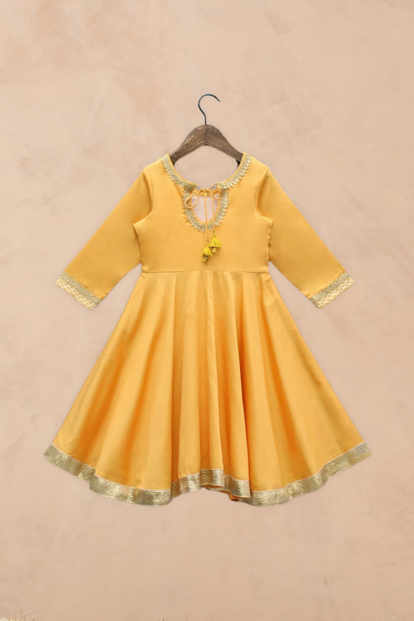 Kids wedding anarkali dress by PlumCheeks